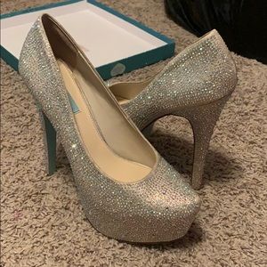 Sparkle Betsey Johnson Heels